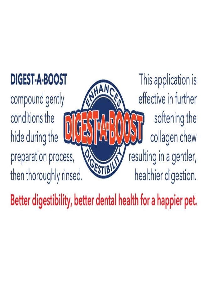 Pet Factory CareChewz Collagen 6-7" Small Wraps Dog Chew Treats - Natural Flavor, 4 Count/1 Pack - Image 4